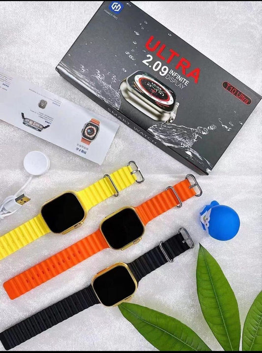 T10 Ultra Smartwatch HD Big Screen Magnetic Wireless Chargin