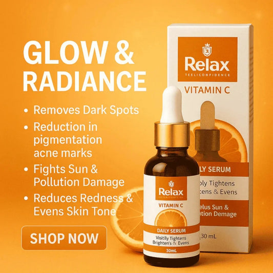 Relax Vitamin C Daily Face Serum – Brightening Formula For Healthy Radiant Skin